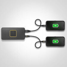 Power Bank Wireless 10000mAh - Nero