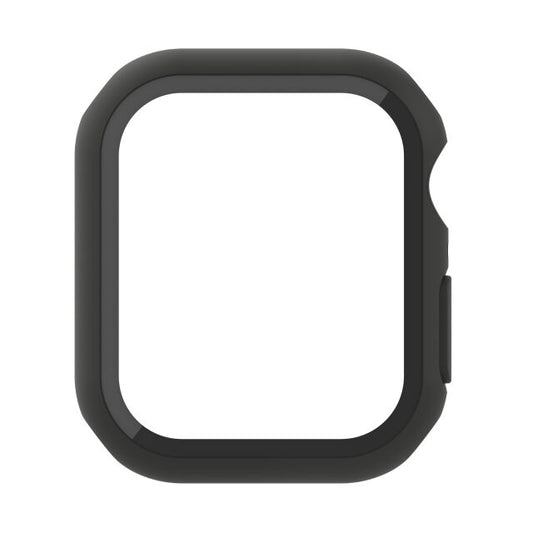 Proteggi schermo antimicrobico + bumper TemperedCurve 2 in 1 per Apple Watch Serie 8/7/Se - 40/41mm - Nero