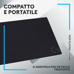 Tappetino mouse gaming G240 - Nero