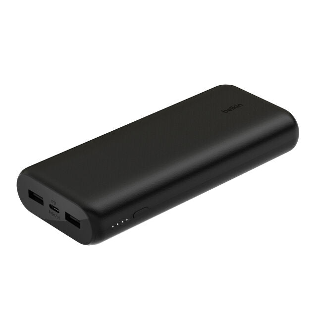 Powerbank 20K compatto con 3 porte e PD da 20W - Nero