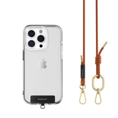 Tracolla 6mm + Gancio per iPhone - Arancione