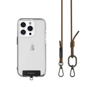 Tracolla 6mm + Gancio per iPhone - Khaki