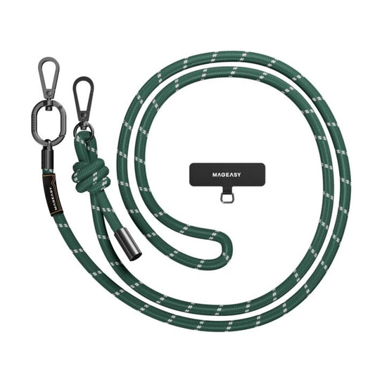 Tracolla 8,3mm + Gancio per iPhone - Verde