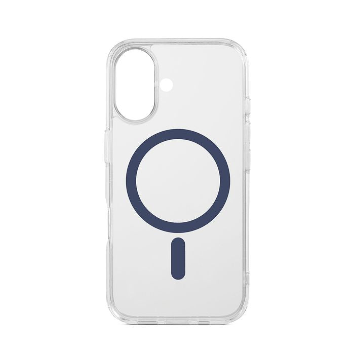 Custodia Frozen con magnete per iPhone 16 - Blu