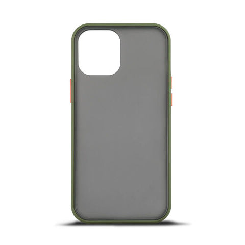Custodia Foggy semitrasparente per iPhone 13 - Verde