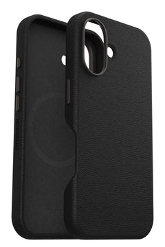 Custodia Symmetry Pelle di Cactus per iPhone 16 - Nero