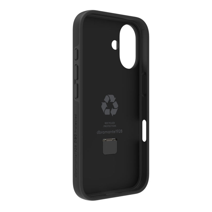 Custodia Iceland Ultra MagSafe con anello per iPhone 16 - Nero
