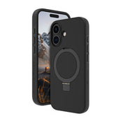 Custodia Iceland Ultra MagSafe con anello per iPhone 16 Plus - Nero