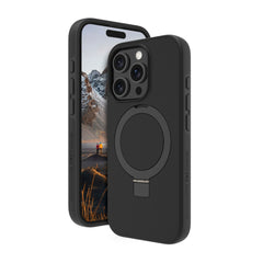 Custodia Iceland Ultra MagSafe con anello per iPhone 16 Pro Max - Nero
