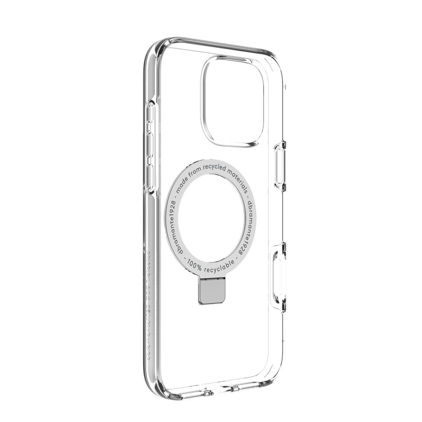 Custodia Iceland Ultra MagSafe con anello per iPhone 16 Pro Max - Trasparente