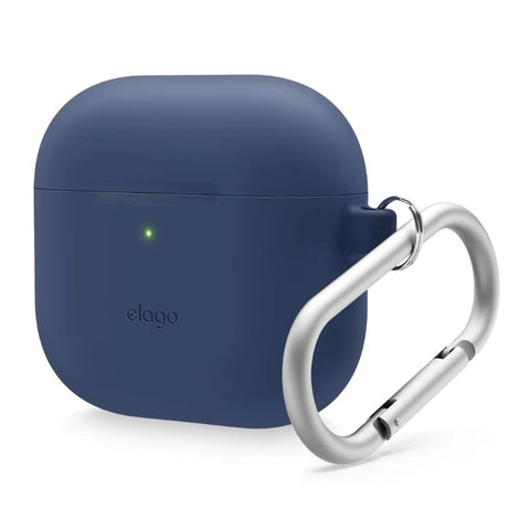Custodia in silicone per AirPods serie 4 - Blu