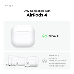 Custodia Trasparente per AirPods 4 in TPU