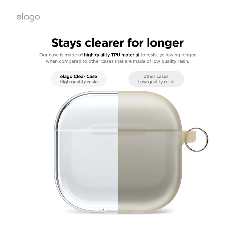 Custodia Trasparente per AirPods 4 in TPU