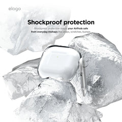 Custodia Trasparente per AirPods 4 in TPU