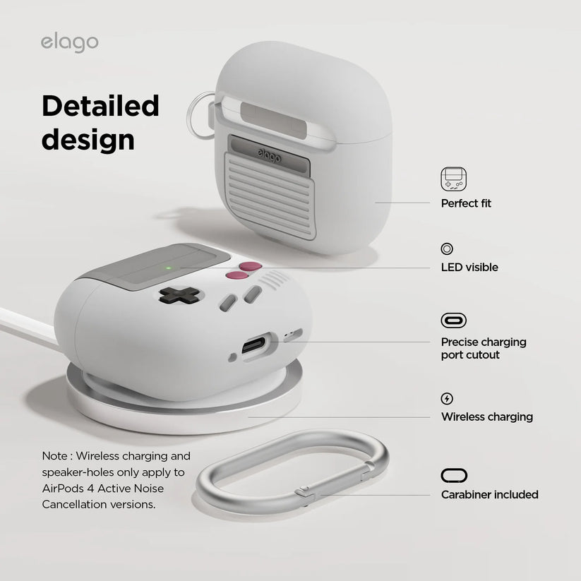 Custodia per AirPods 4 - Game Boy