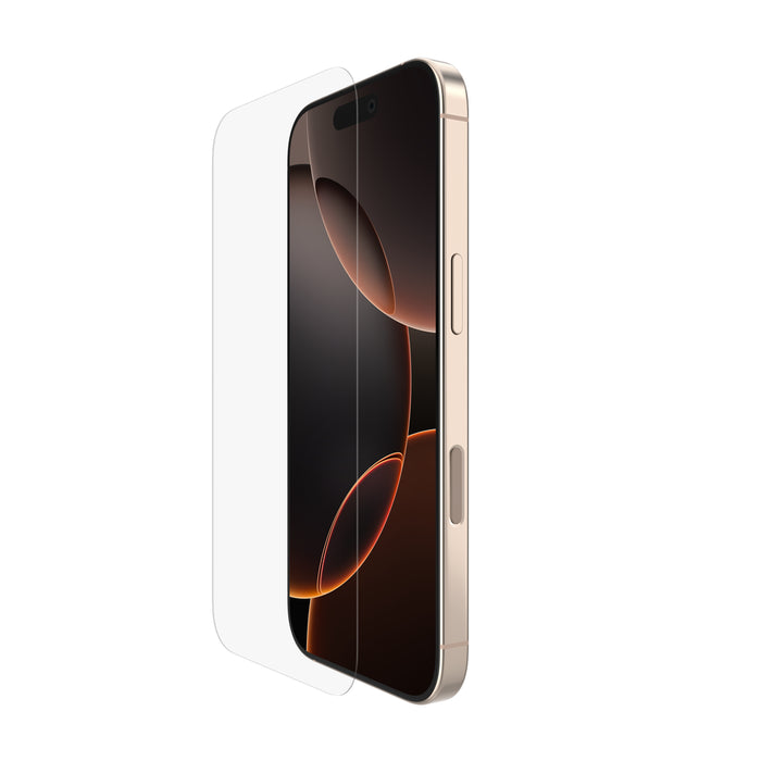 Vetro Temperedglass Antimicrobico Per Iphone 16 Pro con supporto per l’installazione incluso