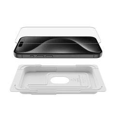 Vetro Temperedglass Antimicrobico Per Iphone 16 Pro con supporto per l’installazione incluso