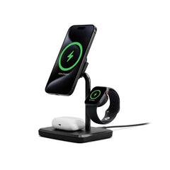 Base di ricarica wireless 3-in-1 Cygnett ChargeBase Qi2.0 per iPhone, AirPods e Apple Watch - Nero