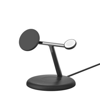 BoostCharge Pro Supporto di ricarica wireless 3 in 1 con tecnologia magnetica Qi2 (15 W) - Nero