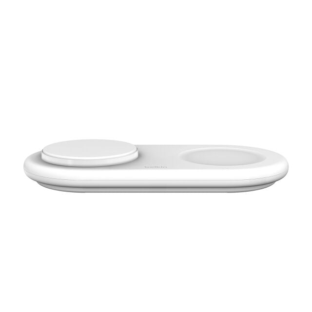 Tappetino Di Ricarica Wirless Magnetico 2in1 15w Qi2 - Bianco