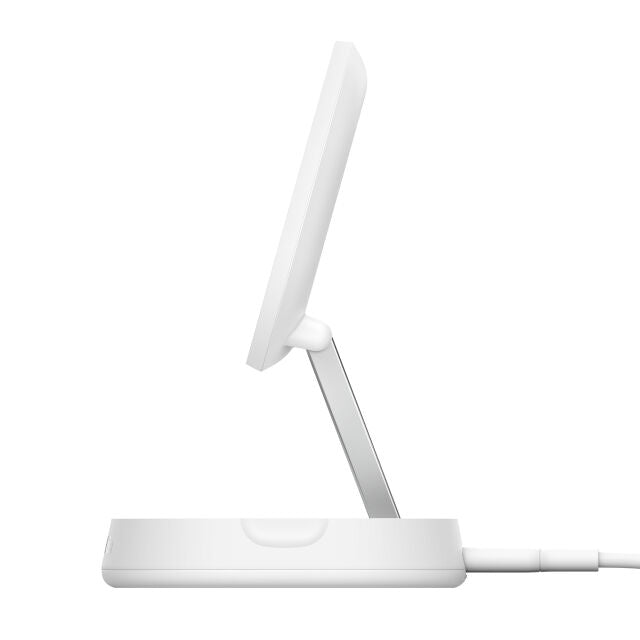 BoostCharge Pro Supporto di ricarica wireless magnetica convertibile con Qi2 (15 W) - Bianco