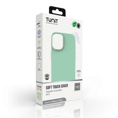 Cover Tunit Soft Touch per iPhone 16 Plus compatibile MagSafe - Verde menta