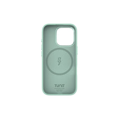 Cover menta per iPhone 16 Pro Tunit Soft Touch compatibile con MagSafe
