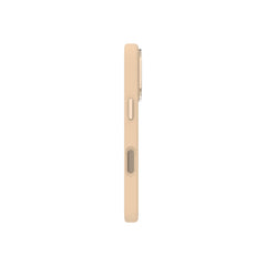 Cover beige per iPhone 16 Pro Tunit Soft Touch compatibile con MagSafe