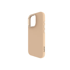 Cover beige per iPhone 16 Pro Tunit Soft Touch compatibile con MagSafe