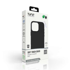 Cover Tunit Soft Touch per iPhone 16 Pro Max compatibile MagSafe - Nero