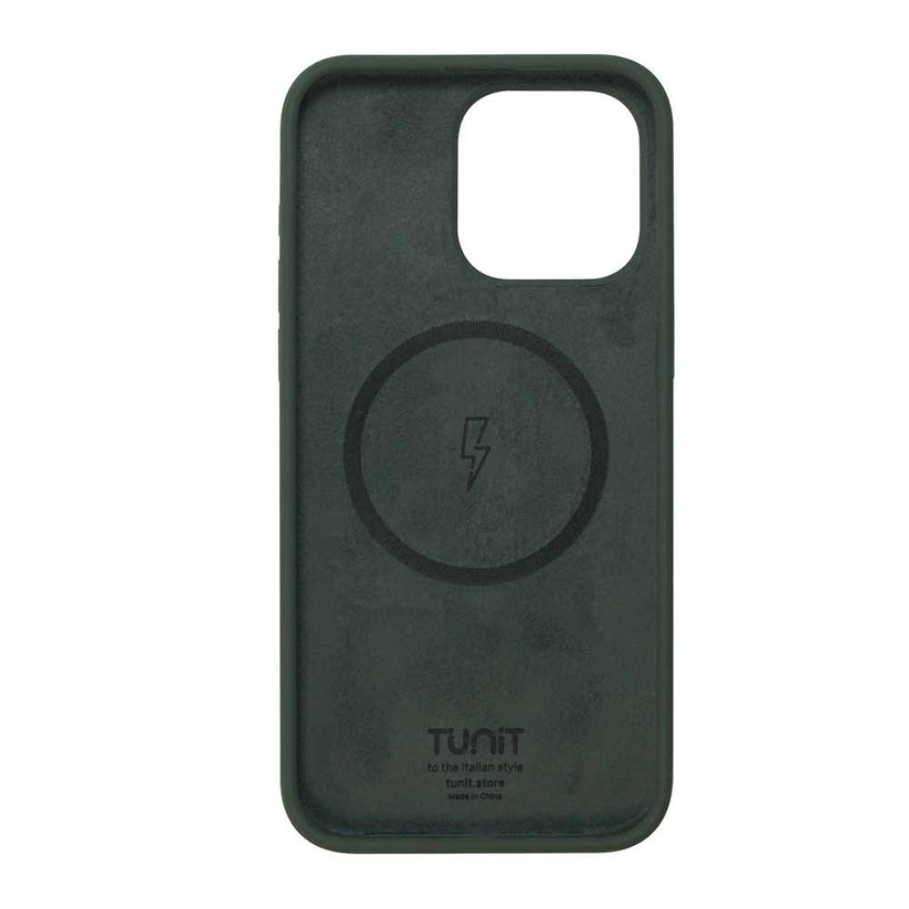 Custodia in Silicone con MagSafe per iPhone 15 Pro Max - Verde bosco