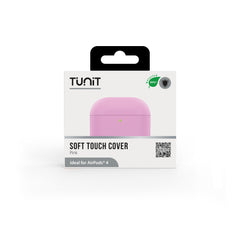 Cover Soft Touch rosa per AirPods 4