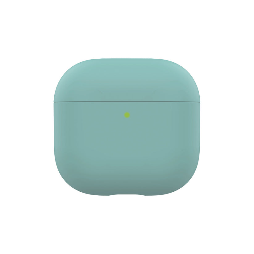 Cover Soft Touch verde acqua per AirPods 4