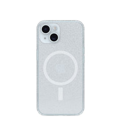 Custodia Symmetry Clear MagSafe per iPhone 16e e iPhone 15/14/13 - Glitter trasparente