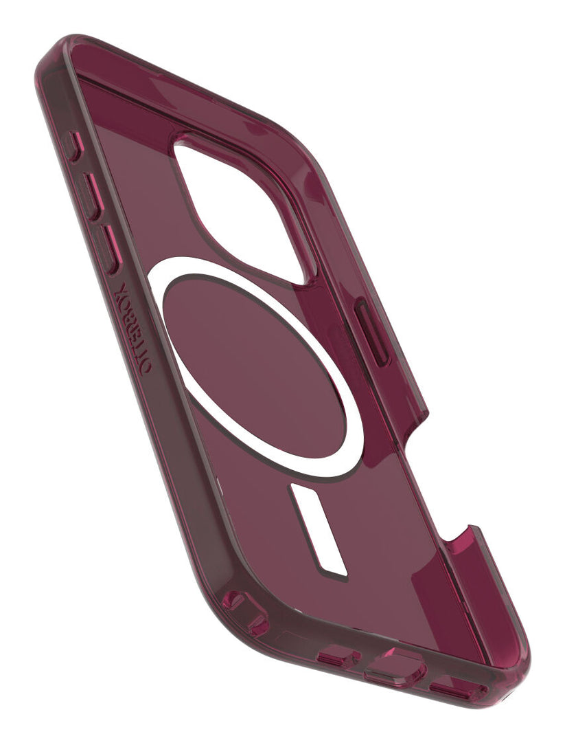 Custodia Symmetry Clear Magsafe per iPhone 16 - Bordeaux