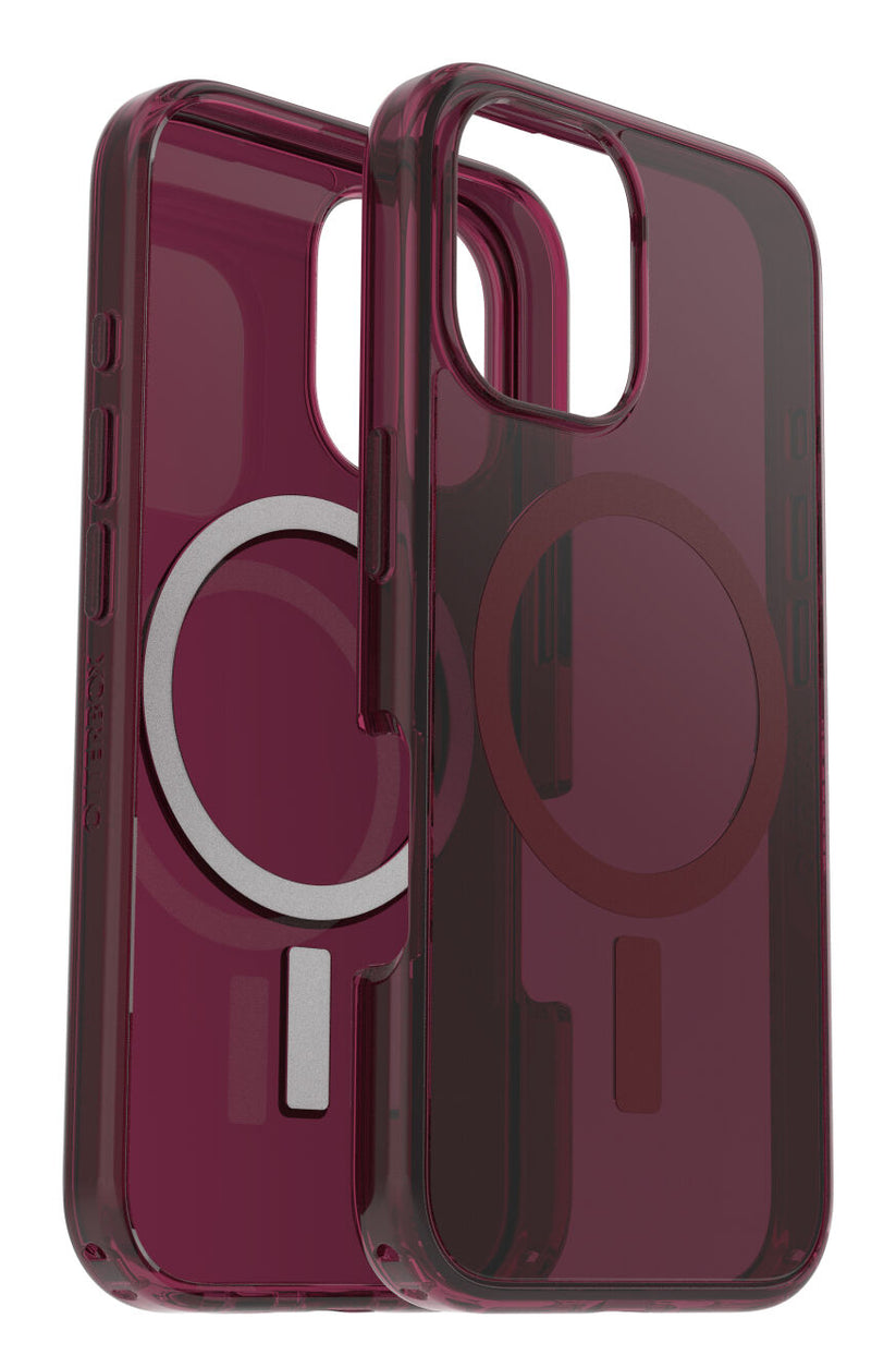 Custodia Symmetry Clear Magsafe per iPhone 16 - Bordeaux