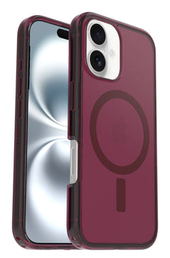 Custodia Symmetry Clear Magsafe per iPhone 16 - Bordeaux
