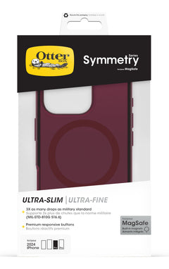 Custodia Symmetry Clear for MagSafe per iPhone 16 Pro - Bordeaux