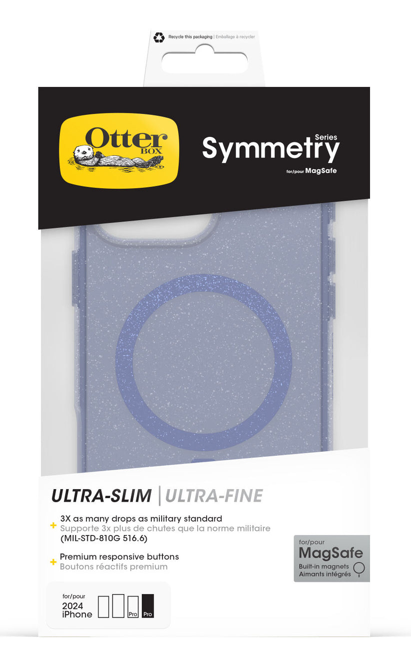 Custodia Symmetry Clear for MagSafe per iPhone 16 Pro Max - Azzurro