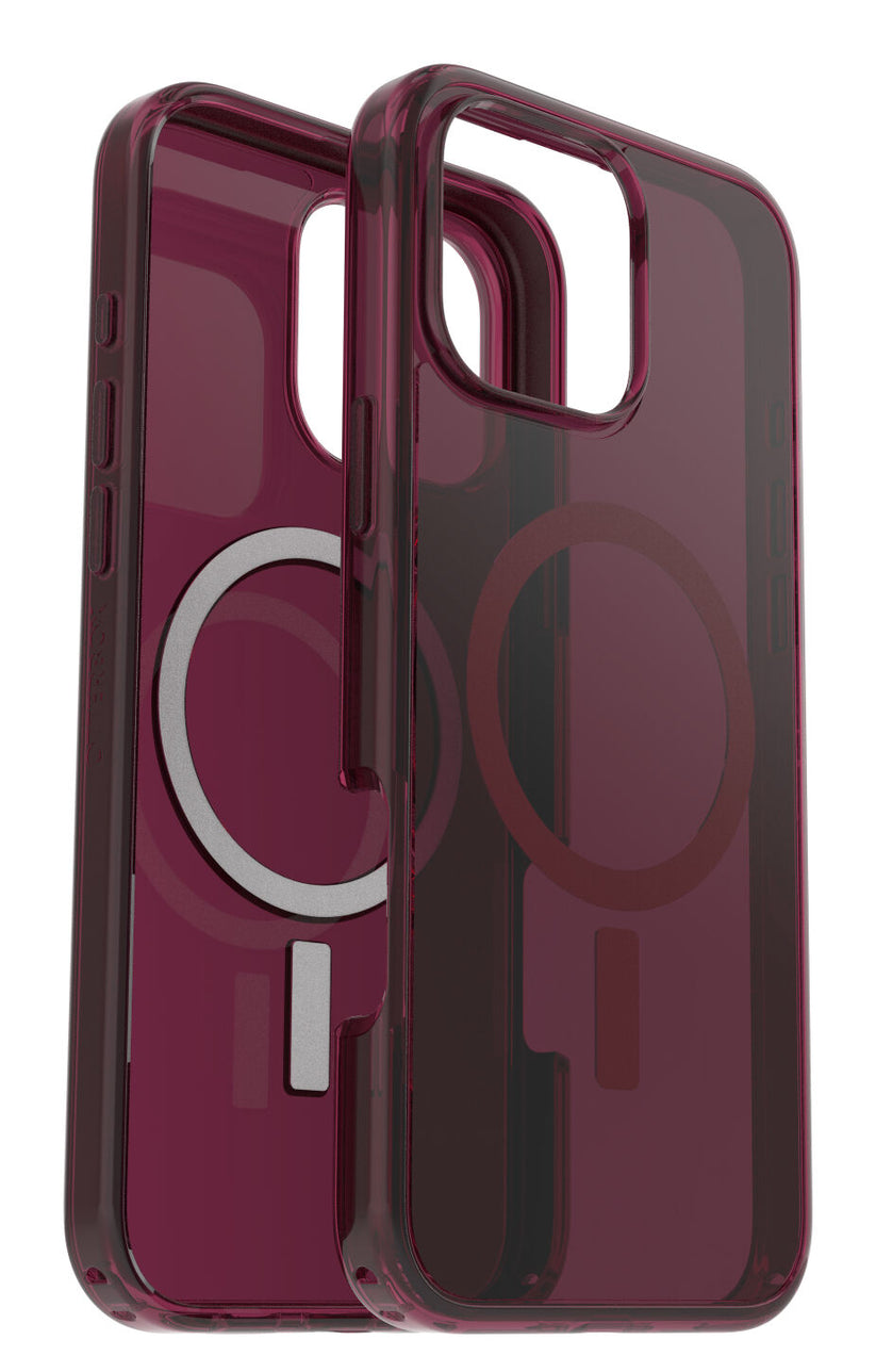 Custodia Symmetry Clear for MagSafe per iPhone 16 Pro Max - Borgogna