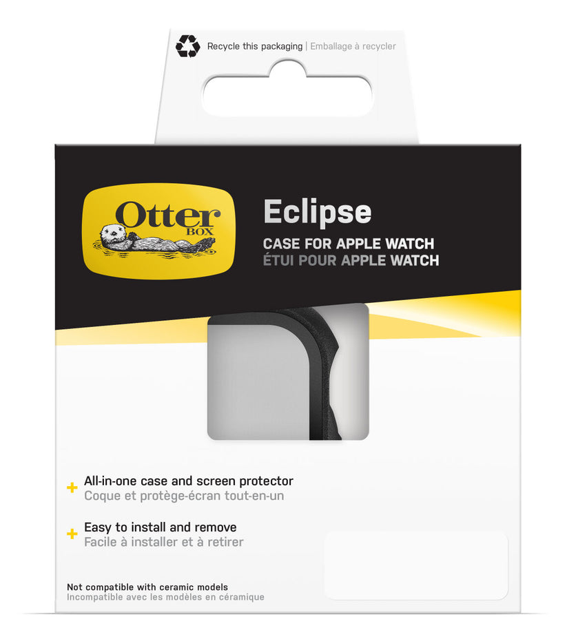 Custodia OtterBox Eclipse con protezione schermo per Apple Watch Series 10 42mm - Nero