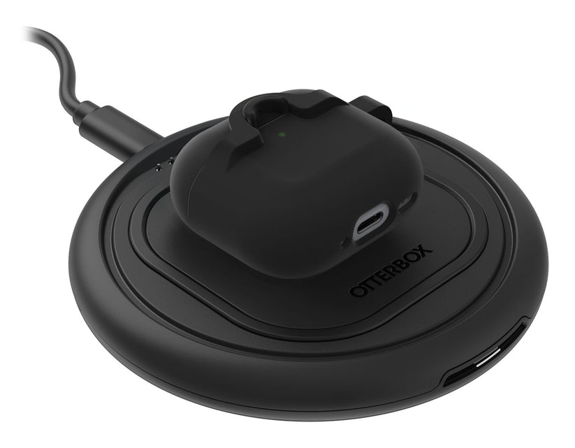 OtterBox - Cover per custodia di ricarica auricolari wireless - cristallo nero - per Apple AirPods 4