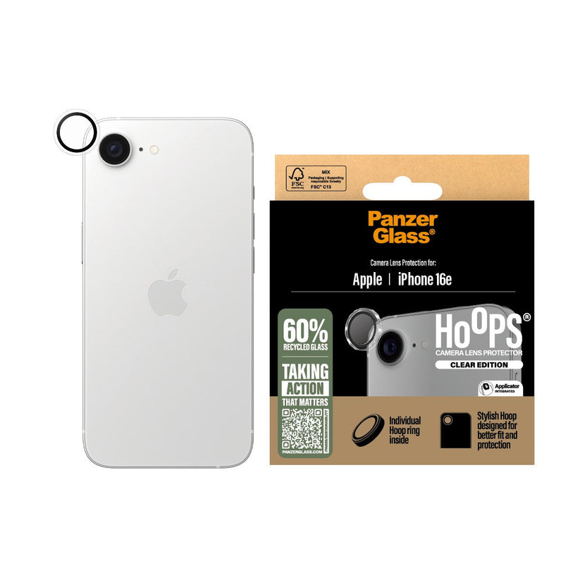 Proteggi obiettivo PanzerGlass Hoops per iPhone 16e