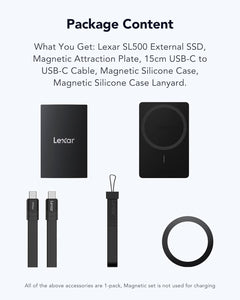 SSD Esterno Portatile 1TB con Set Magnetico - USB 3.2 Gen2