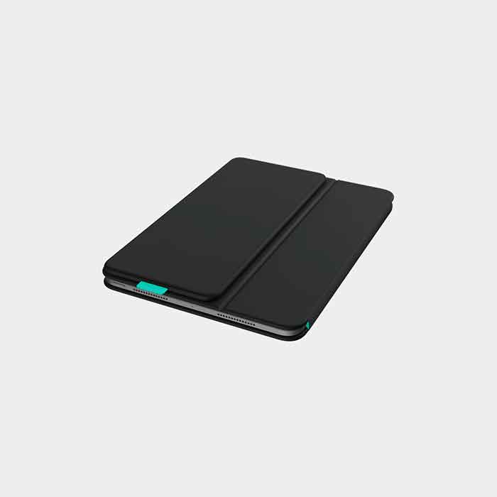 Custodia con tastiera Logitech Flip Folio per iPad Pro 11" M4 e iPad Air 11" M2/M3 e iPad Air 10,9" 5a gen. - Grafite
