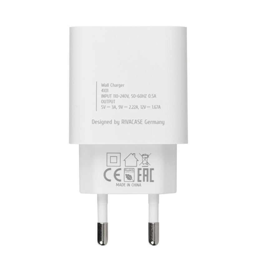 Caricatore da muro W00 EU bianco 20W PD 3.0/ 1 USB-C