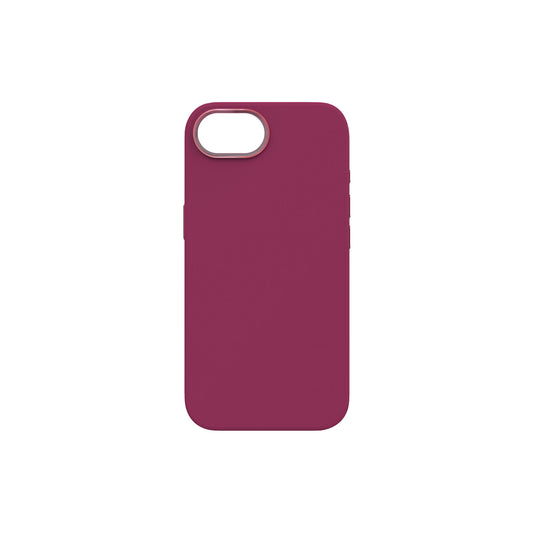 Cover in silicone compatibile MagSafe di Tunit per iPhone 16e - Fucsia