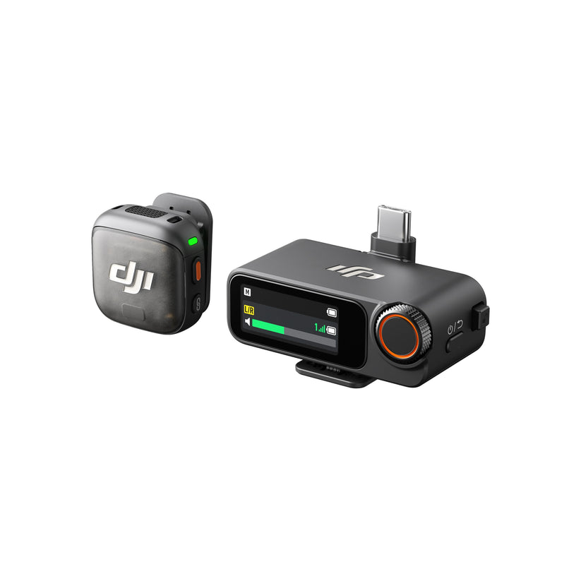 DJI Mic 3 (1 trasmettitore + 1 ricevitore)