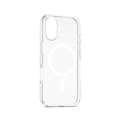 Custodia trasparente con magnete bianco per iPhone 17