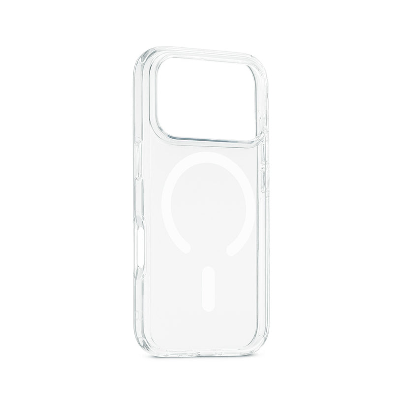 Custodia trasparente con magnete bianco per iPhone 17 Pro